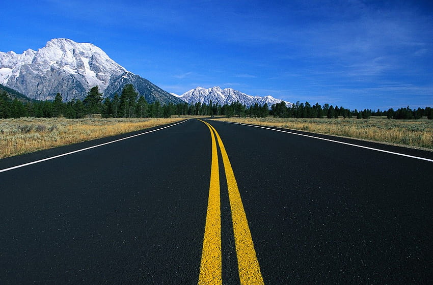 L'asphalte poreux est le roi de la route - La conduite douce et silencieuse…, les chaussées Fond d'écran HD