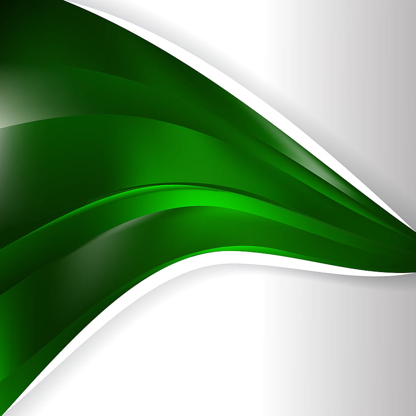 Dark Green Wave Business Backgrounds Vector Art, green vector HD phone wallpaper