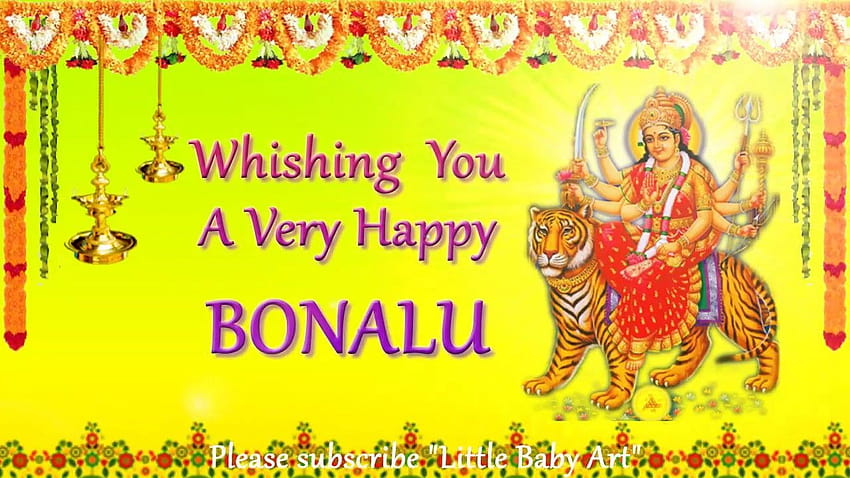 Happy Bonalu HD wallpaper