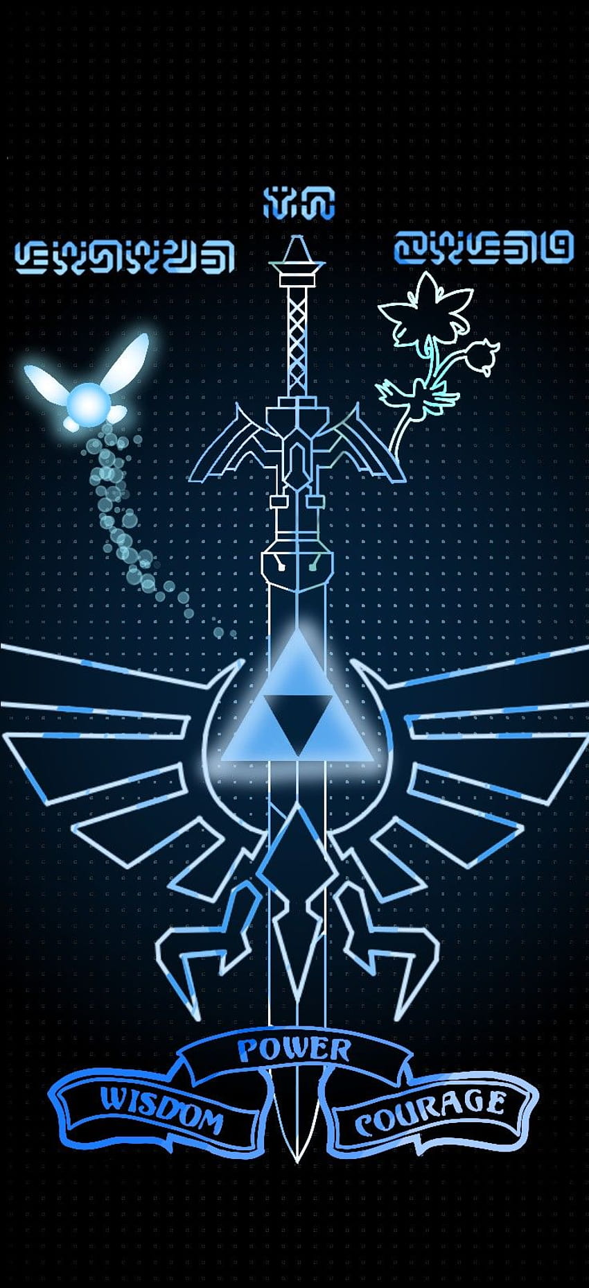 legend of Zelda, zelda logo HD phone wallpaper