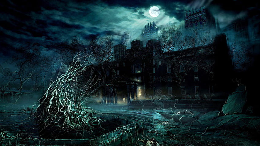 2 Scary Backgrounds, frightening HD wallpaper