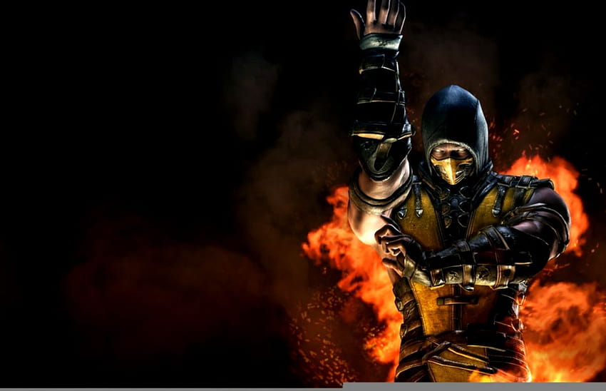 Mortal Kombat X Scorpio, kalajengking ninjutsu kombat fana Wallpaper HD