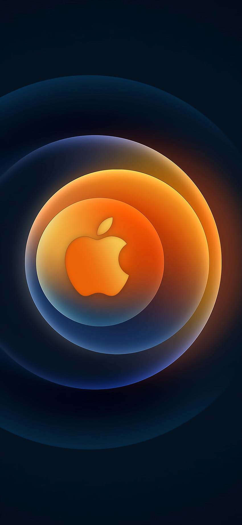 Apple 13 de octubre, logotipo de Apple iPhone 12 fondo de pantalla del teléfono