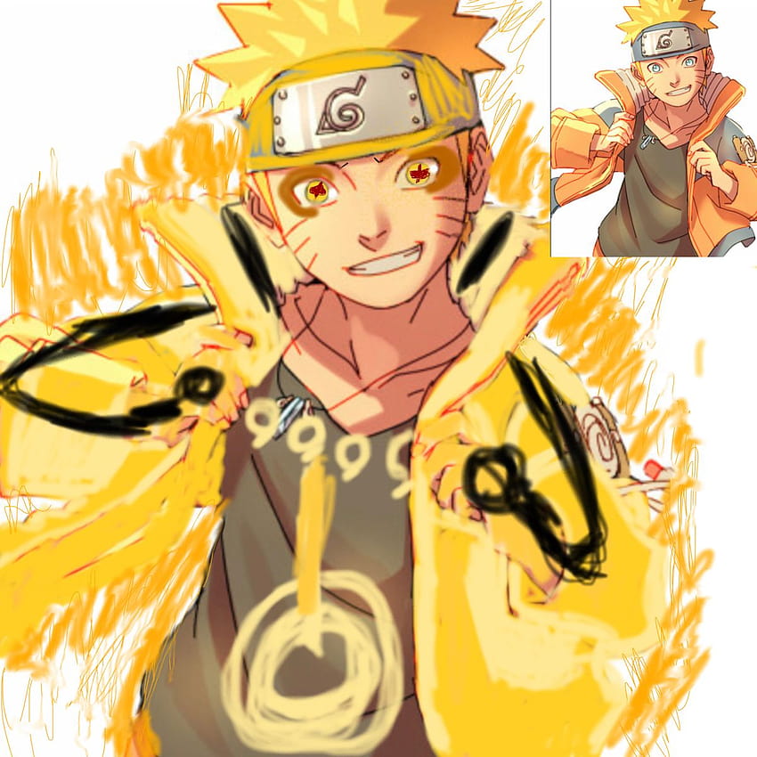 Naruto Genin transformation to bjju mode HD phone wallpaper