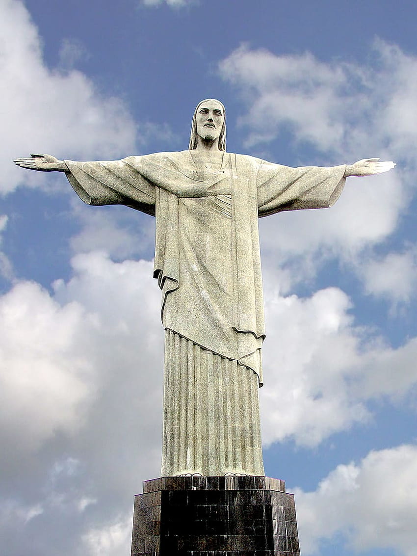 : Христос Изкупителят, Рио де Жанейро, Бразилия, Пътуване, статуя на Рио де Жанейро, Бразилия, мобилен HD тапет за телефон