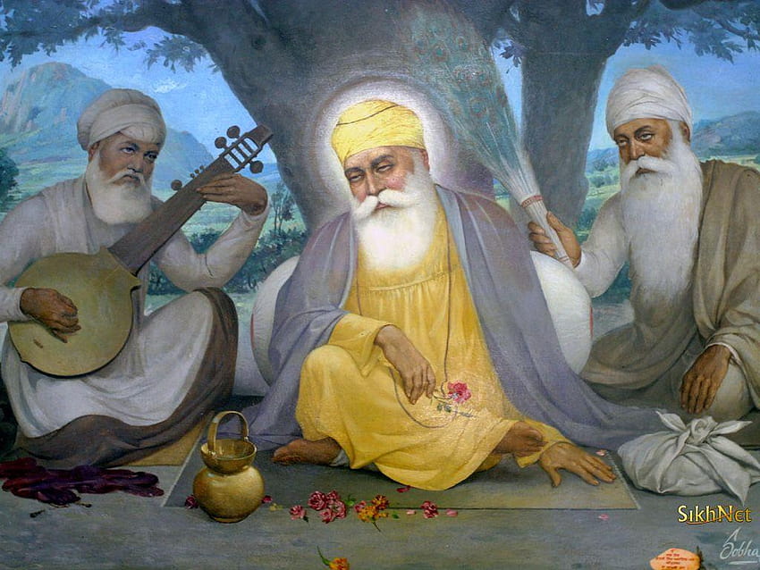 Guru Nanak Dev Ji HD-Hintergrundbild