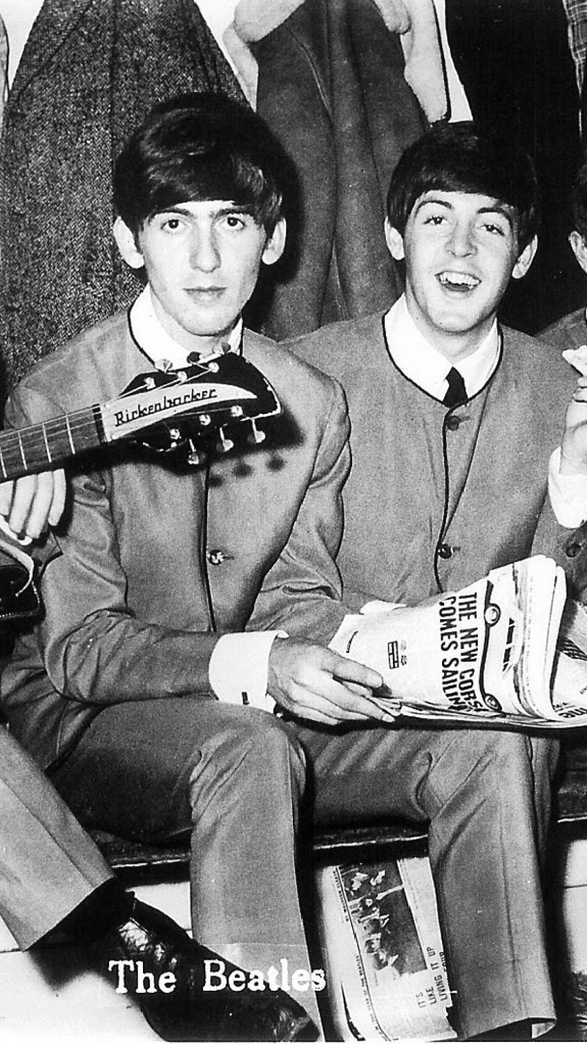 Lennon George Harrison Ringo Star Paul McCartney HD-Handy-Hintergrundbild