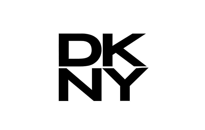 logotipo, logotipo, branco, preto, fon, DKNY, dkny , seção минимализм papel de parede HD
