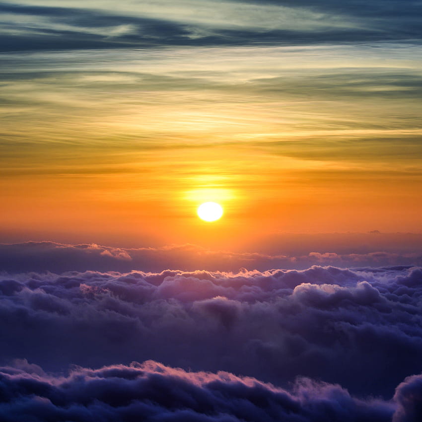 Clouds, Sky, Sun, Porous, Light, sun behind clouds HD phone wallpaper ...