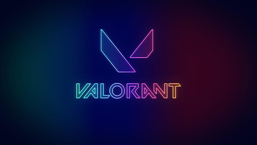 Neon Valorant [3840 x 2160] : VALORANT, logo valorant Tapeta HD