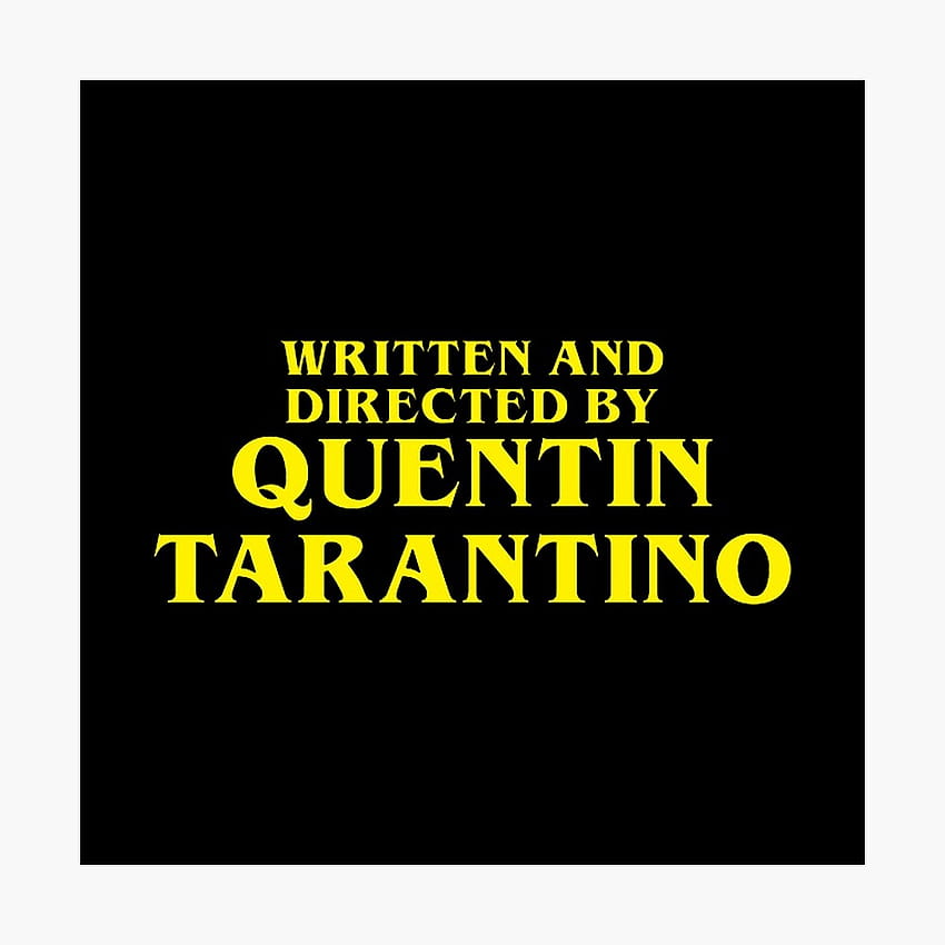 Escrita y dirigida por Quentin Tarantino, una película de quentin tarantino fondo de pantalla del teléfono