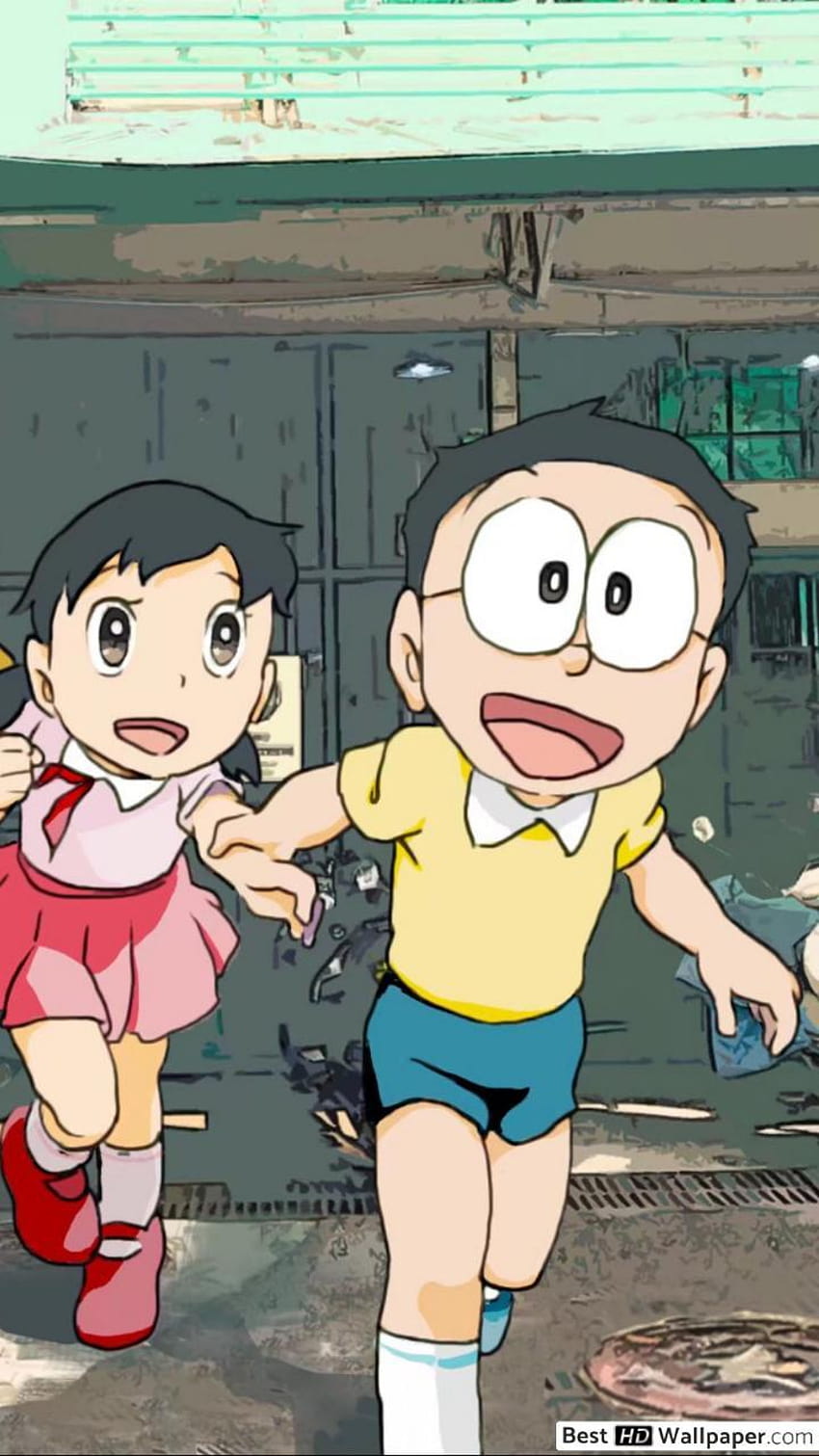 Nobita and doraemon, nobita and shizuka love HD phone wallpaper | Pxfuel