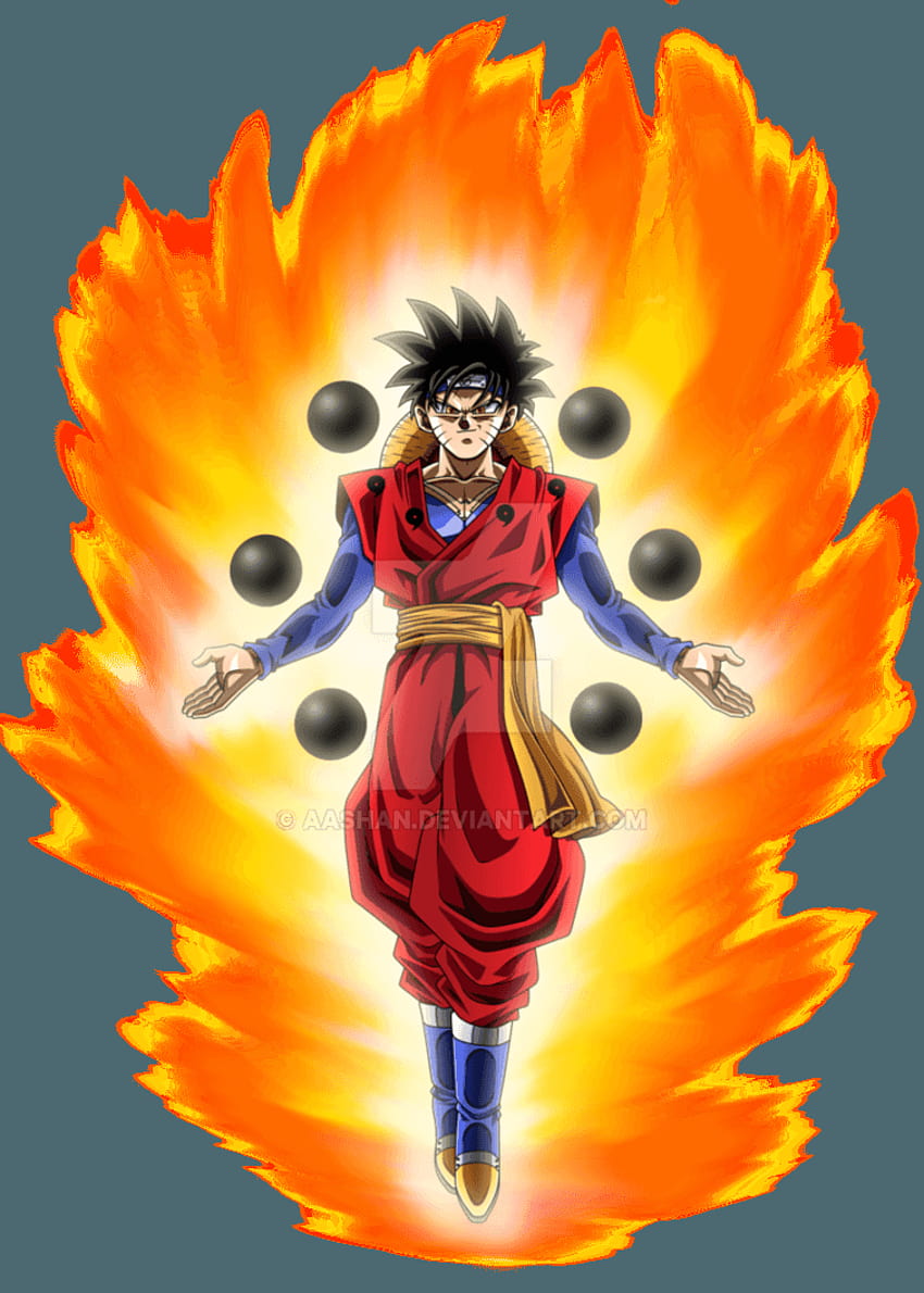 Goku Naruto Luffy Fusion от AashanAnimeArt, naruto and goku fusion HD тапет за телефон