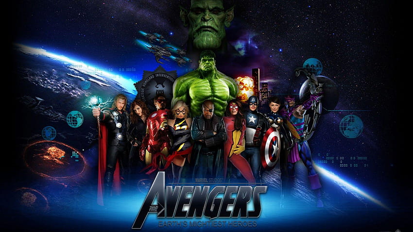 The Avengers Earth's Mightiest Heroes Full and, avengers cartoon HD wallpaper