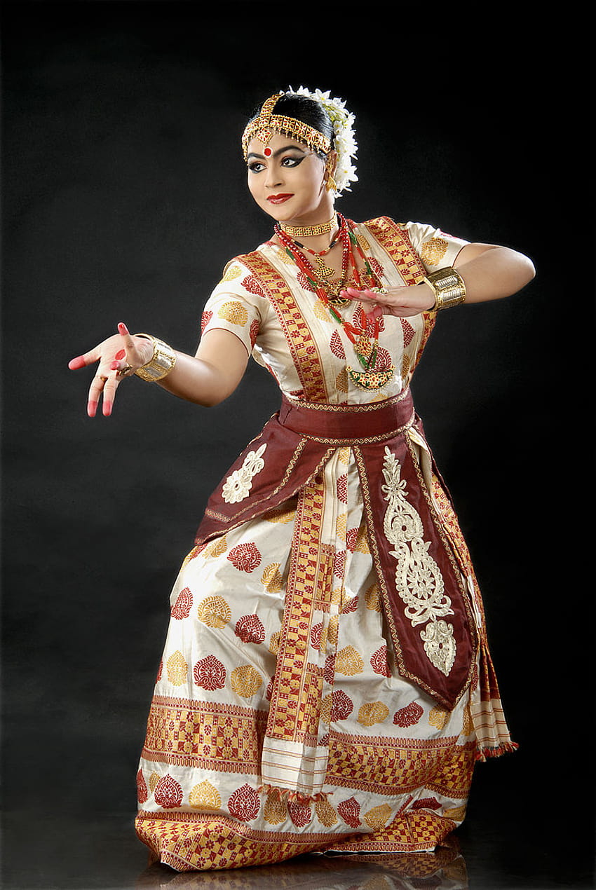 Sattriya, traditioneller Tanz HD-Handy-Hintergrundbild