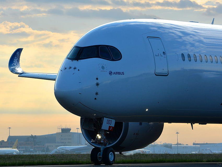 Airbus A350 за продажба Airbus A350 за продажба е семейство дълги Airbus A350 xwb HD тапет