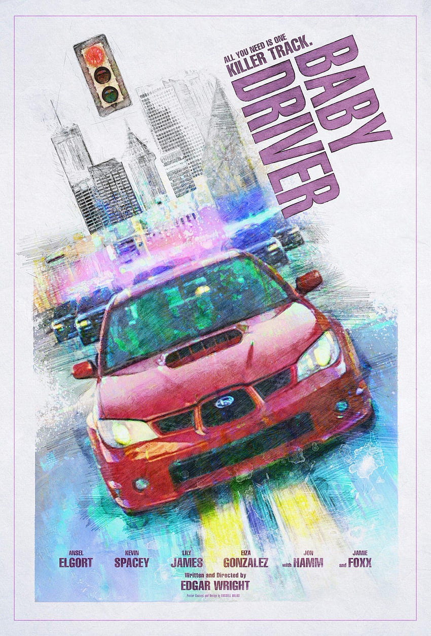 Baby Driver Alt Poster : subaru, baby driver iphone HD phone wallpaper