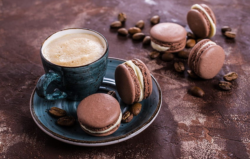 Coffee and Cookies HD wallpaper