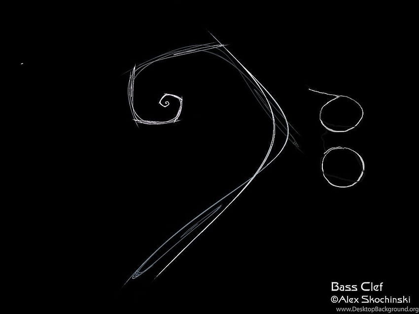 Bass Clef By Bassists On DeviantArt Backgrounds HD wallpaper