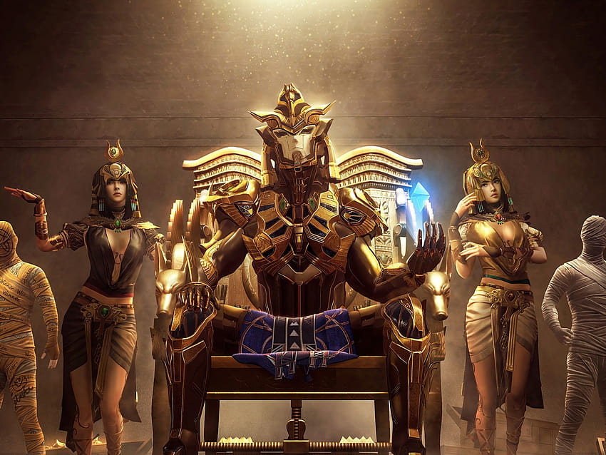 Golden Pharaoh X, pharaoh pubg HD wallpaper