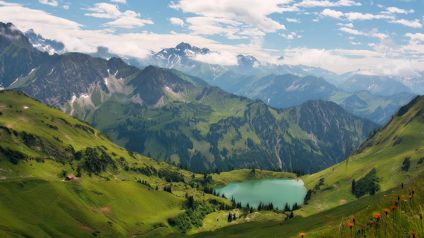 Swiss Countryside, swiss alps HD wallpaper