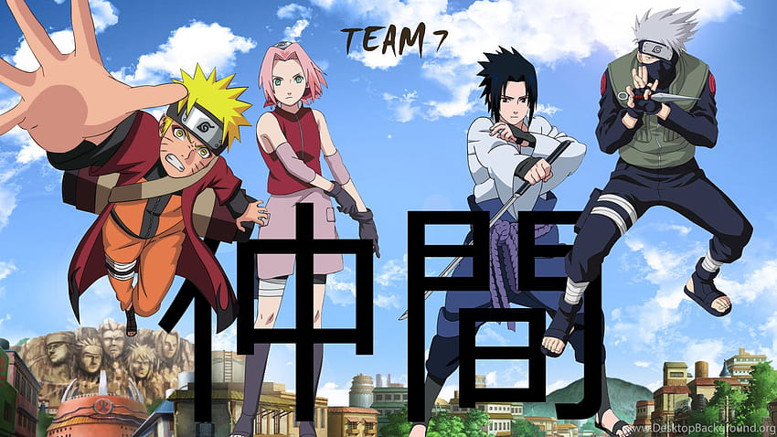 Naruto Shippuuden Team 7: Nakama นารูโตะหน่วย 7 วอลล์เปเปอร์ HD