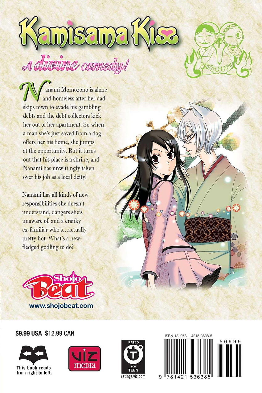 Kamisama Kiss, Vol. 8, Book by Julietta Suzuki, Official Publisher Page