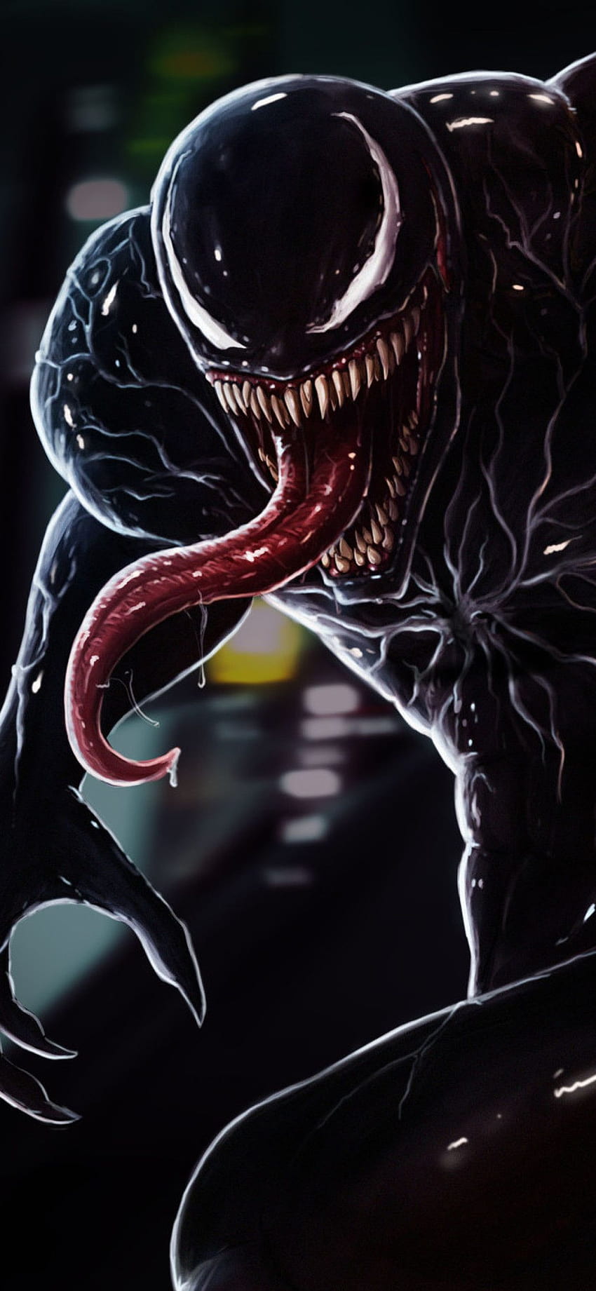 Download wallpaper 1280x2120 minimal venom supervillain artwork iphone 6  plus 1280x2120 hd background 18990