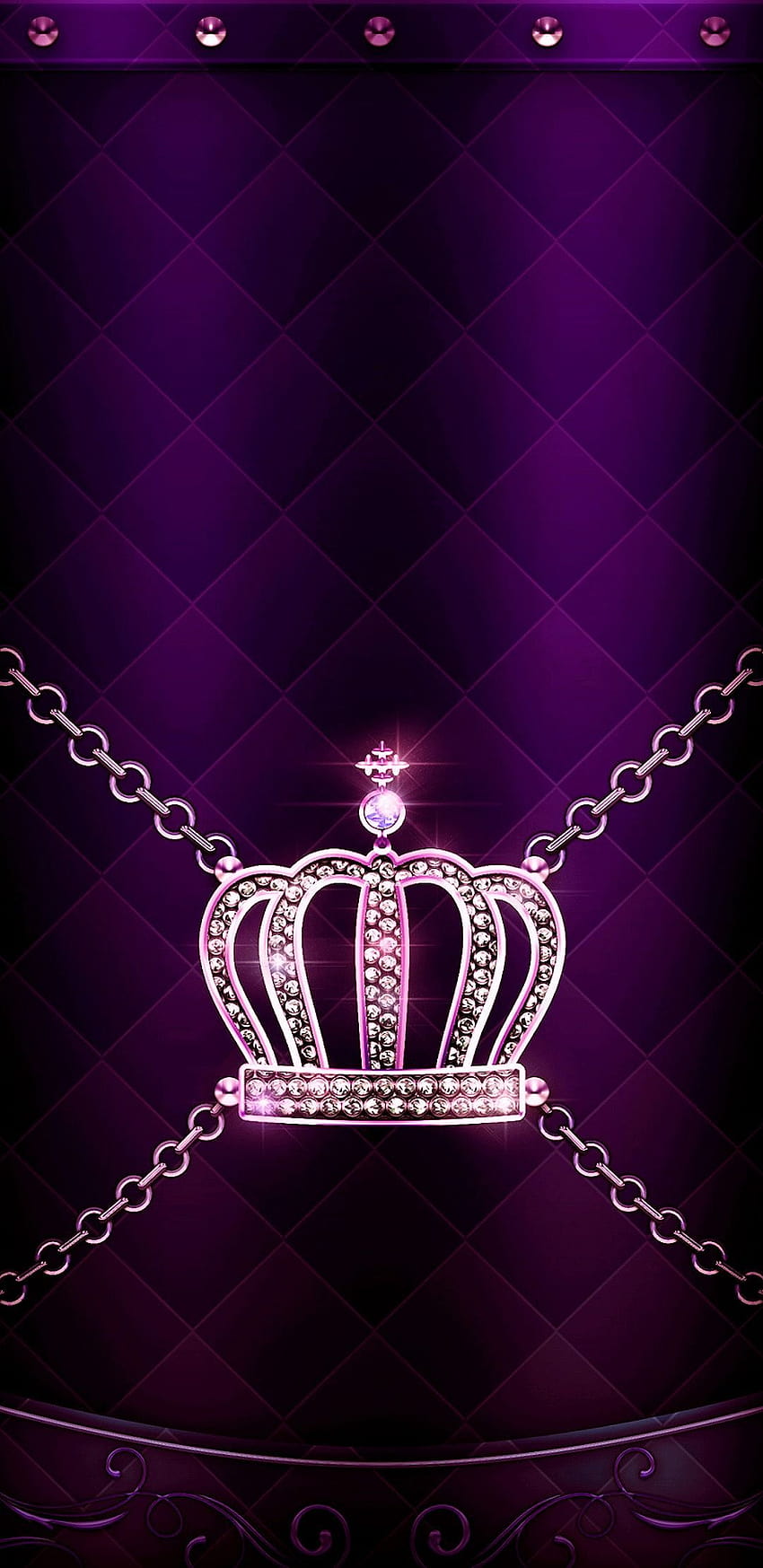 fon1.ru on ОБОИ ТЕЛЕФОН 1, purple crown HD phone wallpaper