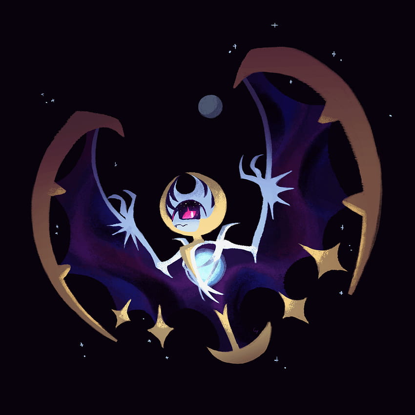 shiny lunala by Elsdrake on DeviantArt