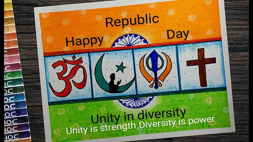 Premium Vector | Indian republic day poster with cartoon character-anthinhphatland.vn