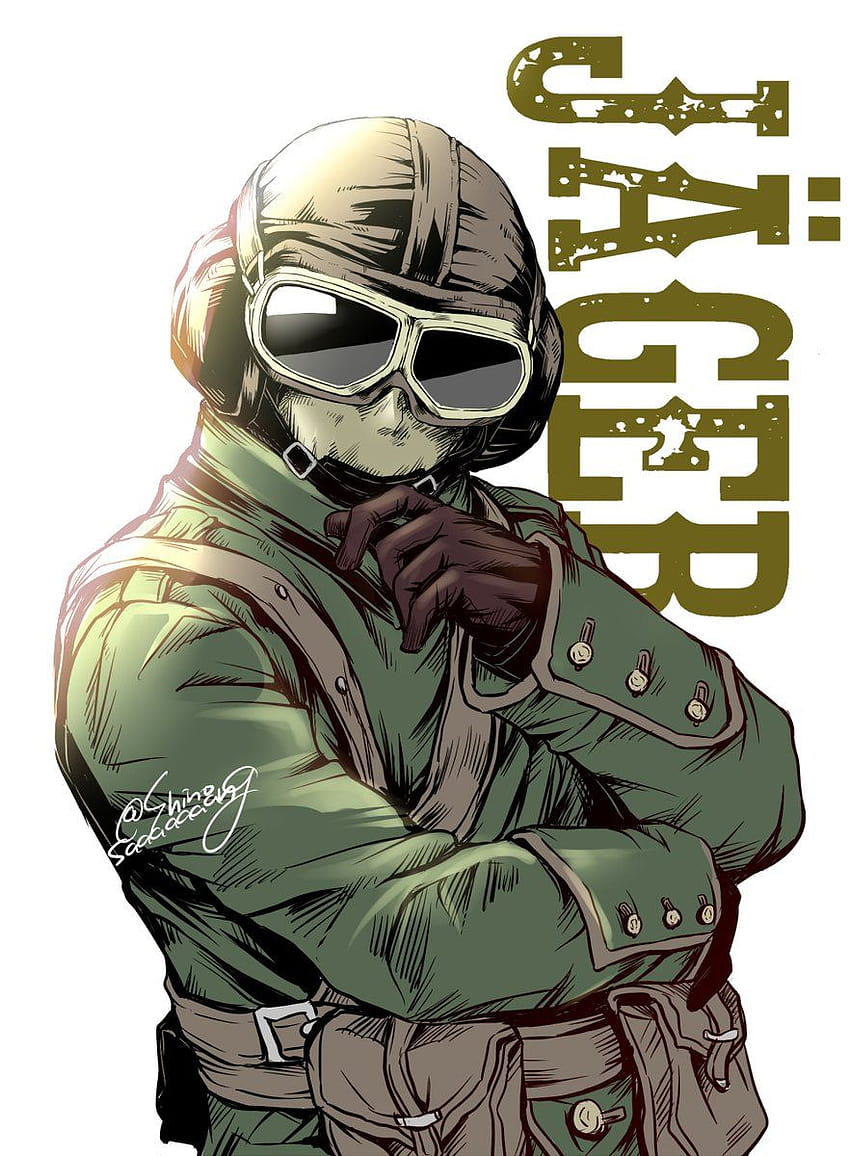 Jäger Flying Ace Elite Skin, jager r6 HD phone wallpaper