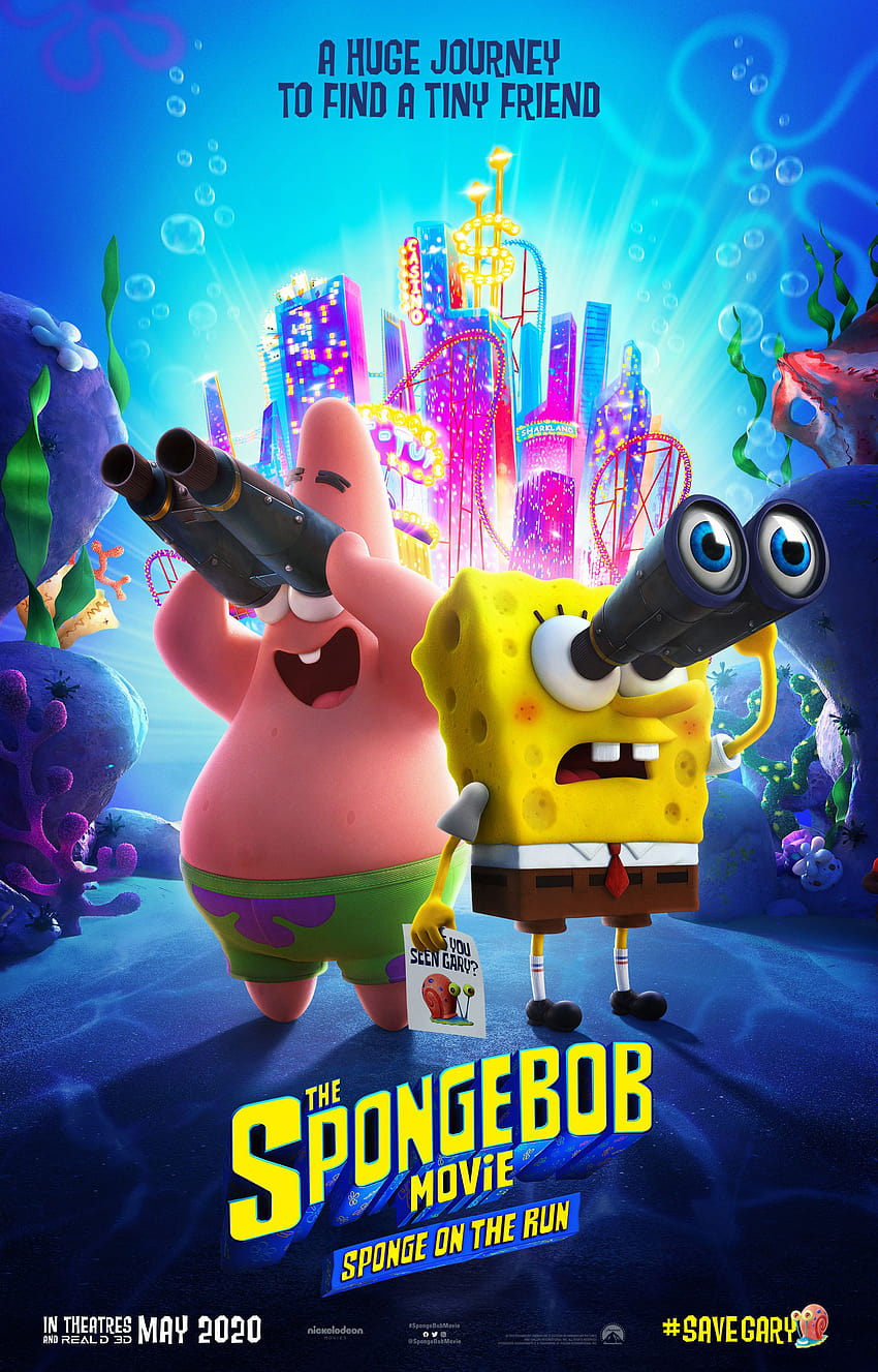 The SpongeBob Movie: Sponge on the Run, run 2020 映画ポスター HD電話の壁紙