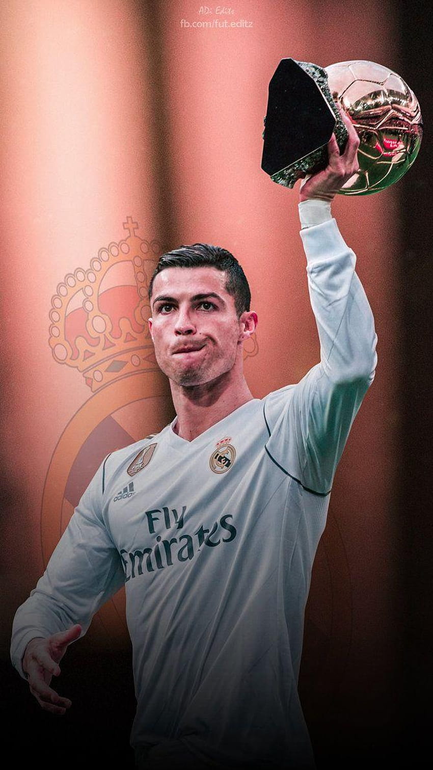 ล็อคหน้าจอ Cristiano Ronaldo Ballon d'OR โดย adi, ballon dor วอลล์เปเปอร์โทรศัพท์ HD
