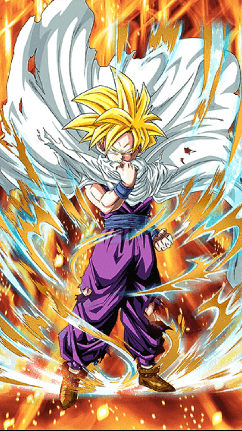 Gohan Super Saiyan 2 HD Mobile Wallpaper.