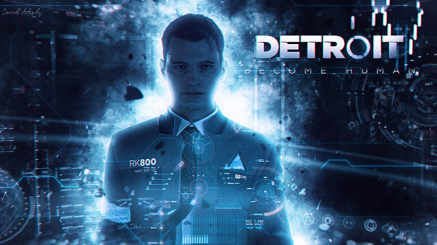 Detroit: Become Human, โปสเตอร์, เกม, Detroit Become Human Connor วอลล์เปเปอร์ HD