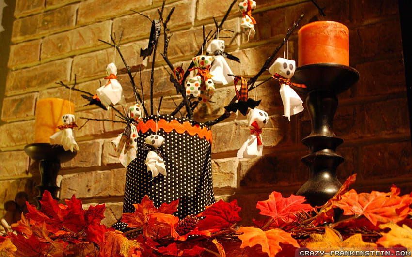 Ornamen Halloween 2, dekorasi halloween Wallpaper HD