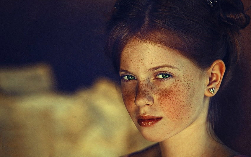 1920x1200 Women Redhead Freckles Hd Wallpaper Pxfuel