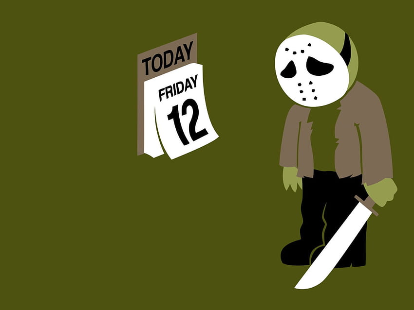 Humor Engraçado Jason Friday The 13th Calendar • Para você, engraçado estranho papel de parede HD