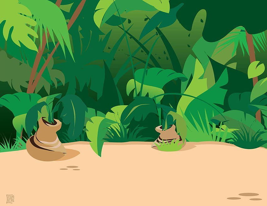 Safari Animal Cartoon Jungle Plants 1024x790 203482, safari background HD  wallpaper | Pxfuel