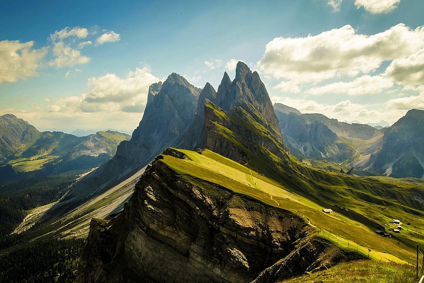 İtalyan Dolomitler'inde bir doğa rezervi [1600×1067] : HD duvar kağıdı