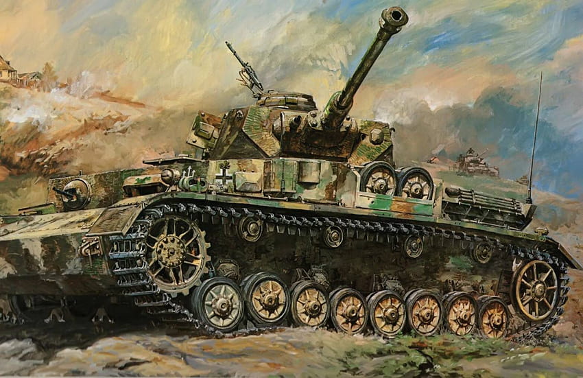 Tanque Panzer IV papel de parede HD