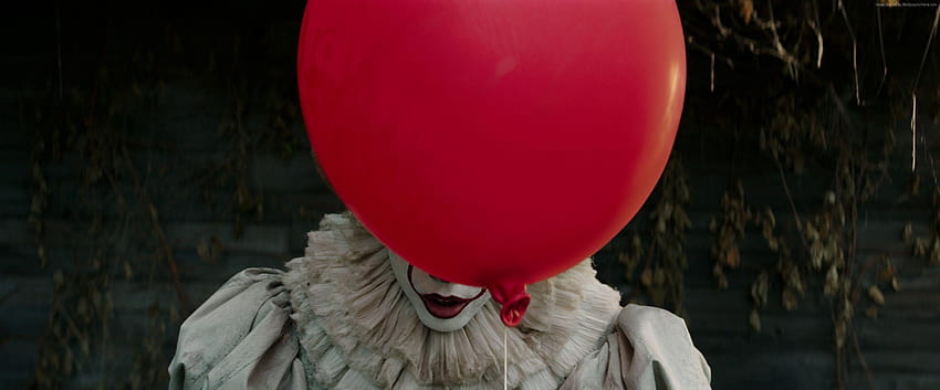 It, Pennywise, balloon, clown, best movies, Movies HD wallpaper