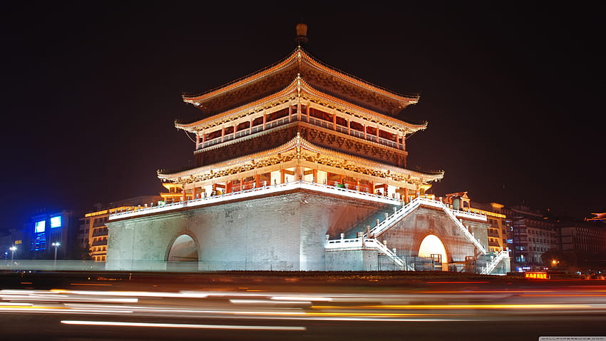Bell Tower Of Xian, China ❤ for Ultra HD wallpaper
