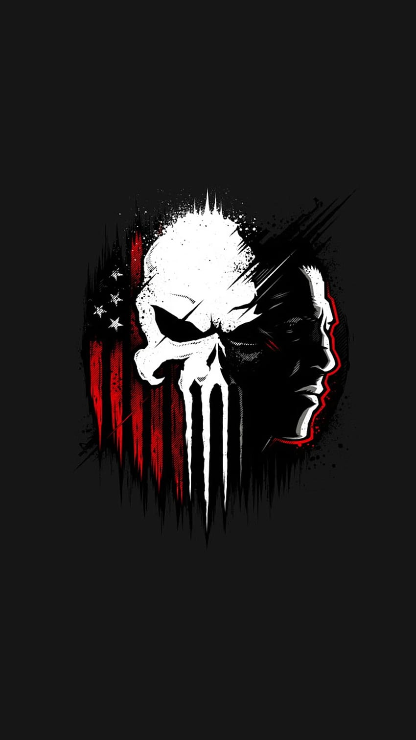 OsumWalls, the punisher android HD phone wallpaper