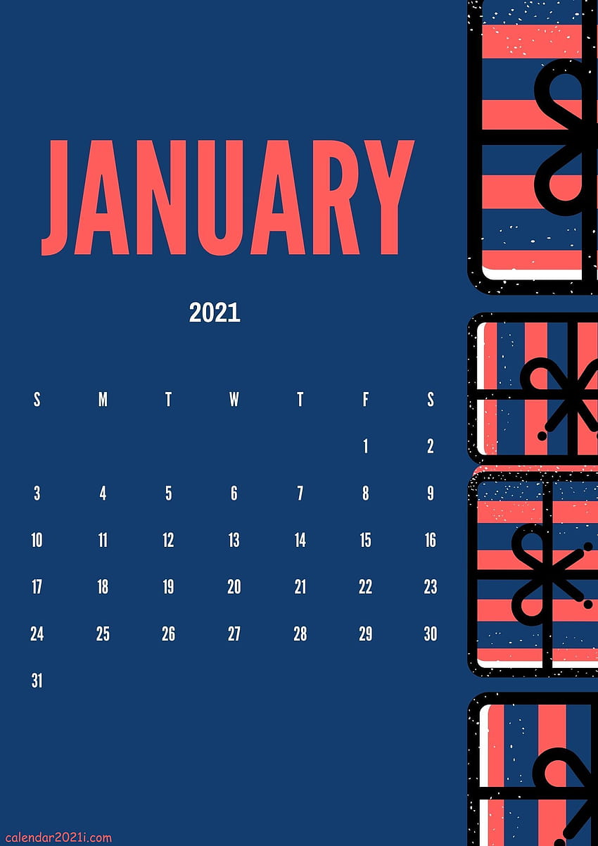 Cute January 2021 calendar design layout DIY ideas in 2020 HD phone wallpaper