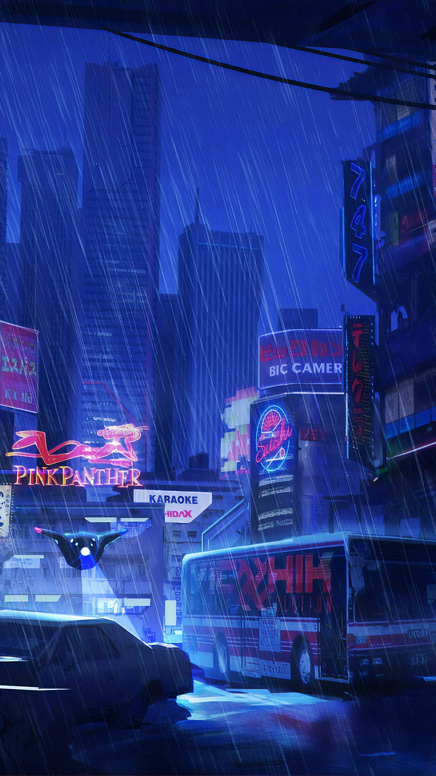 1280x2120 Cyberpunk Neon City iPhone 6+ ,HD 4k Wallpapers,Images,Backgrounds,Photos  and Pictures