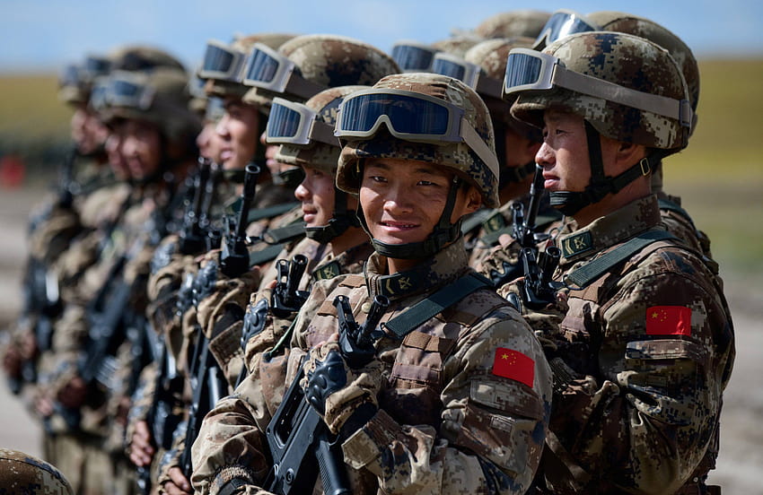 Китай критикува САЩ за военния доклад, клейми американската стратегия за „Студена война“ като „непрофесионална, враждебна и пристрастна“, китайската армия HD тапет