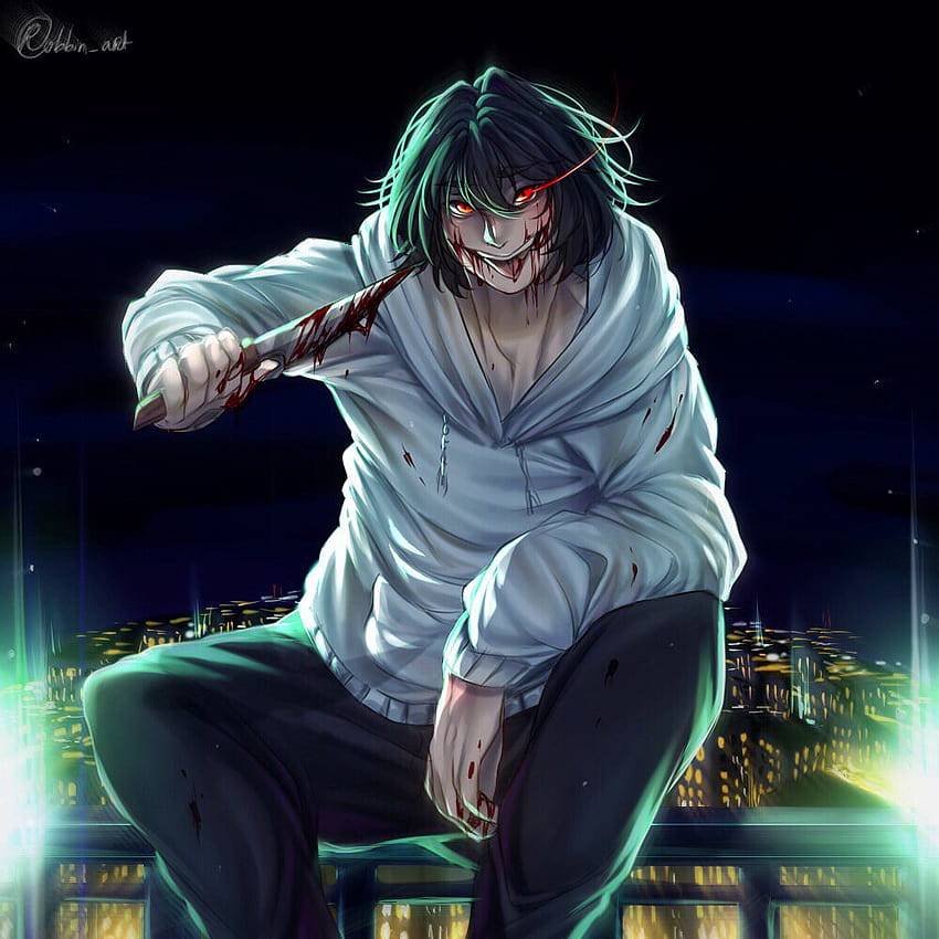 Fanart Anime Jeff The Killer HD-Handy-Hintergrundbild