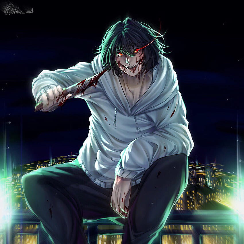 Fanart 아니메 Jeff The Killer HD 전화 배경 화면